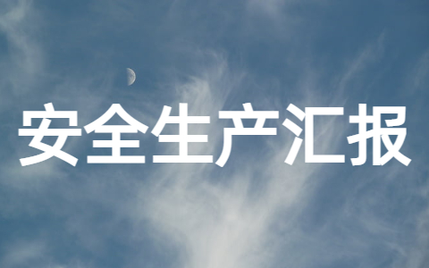 落实春节期间安全生产工作汇报 春节期间安全生产工作总结