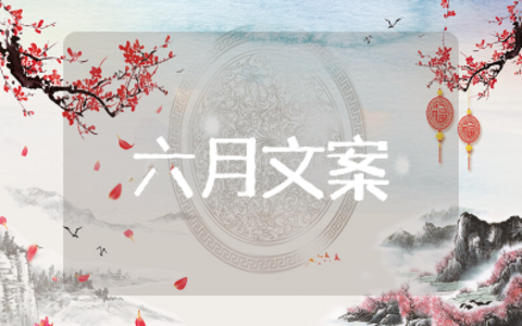 关于六月的文案短句 描写六月的优美短句