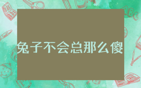 幼儿园大班语言《兔子不会总那么傻》教案设计及反思