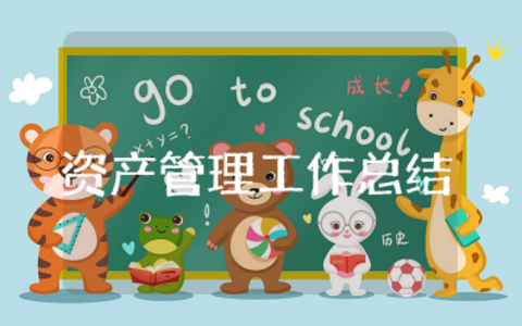 资产管理工作总结及工作计划 资产管理岗位述职报告总结