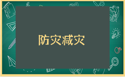 小学防灾减灾的心得体会范文 防灾减灾收获感悟模板