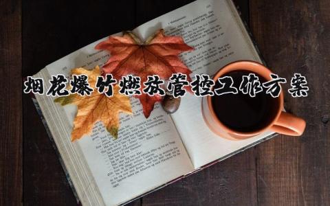 烟花爆竹燃放管控工作方案范文 烟花爆竹应急预案范文大全