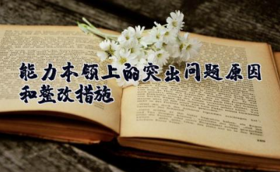 能力本领上的突出问题原因和整改措施 个人能力本领方面存在的问题