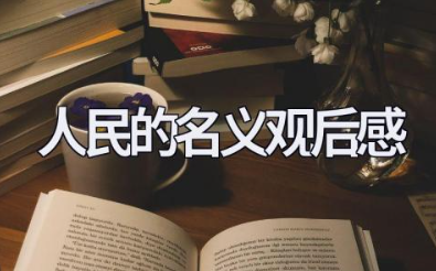 《人民的名义》观后感500字范文