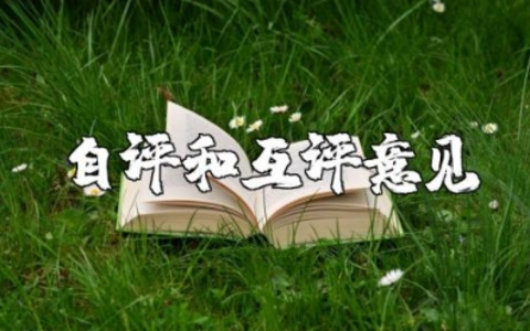 组织生活会自评和互评意见范文 组织生活会评价意见模板
