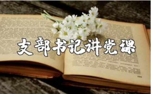 2023年幼儿园党支部书记讲党课的讲稿精选范文