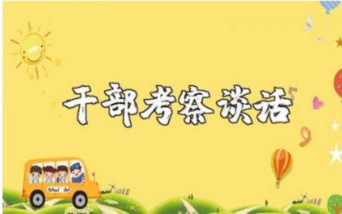 被提任干部的个人考察谈话记录汇总 提拔干部考察谈话纪要范文