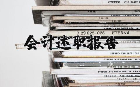 会计述职报告个人范文通用 会计述职报告2023最新完整版