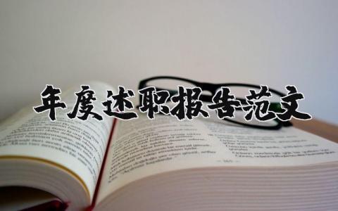 年度述职报告范文精选 2025年度述职报告范文个人