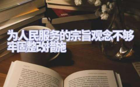 为人民服务的宗旨观念不够牢固整改措施 为民服务方面整改落实情况