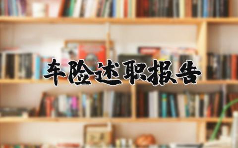 车险述职报告范文 车险个人工作总结范文 (3篇）