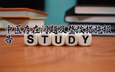 中医存在问题及整改措施报告 中医整改措施怎么写（10篇）