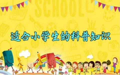 适合小学生的科普知识大全 关于小学生的礼仪科普知识及外出安全常识