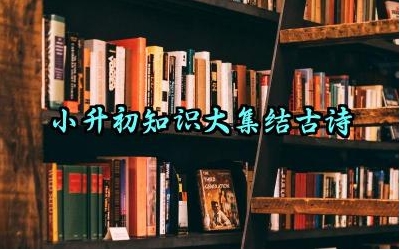 小升初知识大集结古诗 小升初文言文必考知识点及考试技巧和方法