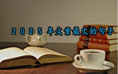 2025年文案最火的句子怎么写