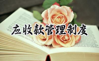 应收款管理制度 应收帐款管理制度