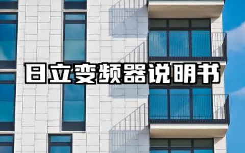日立变频器说明书及日立变频器参数设置详解
